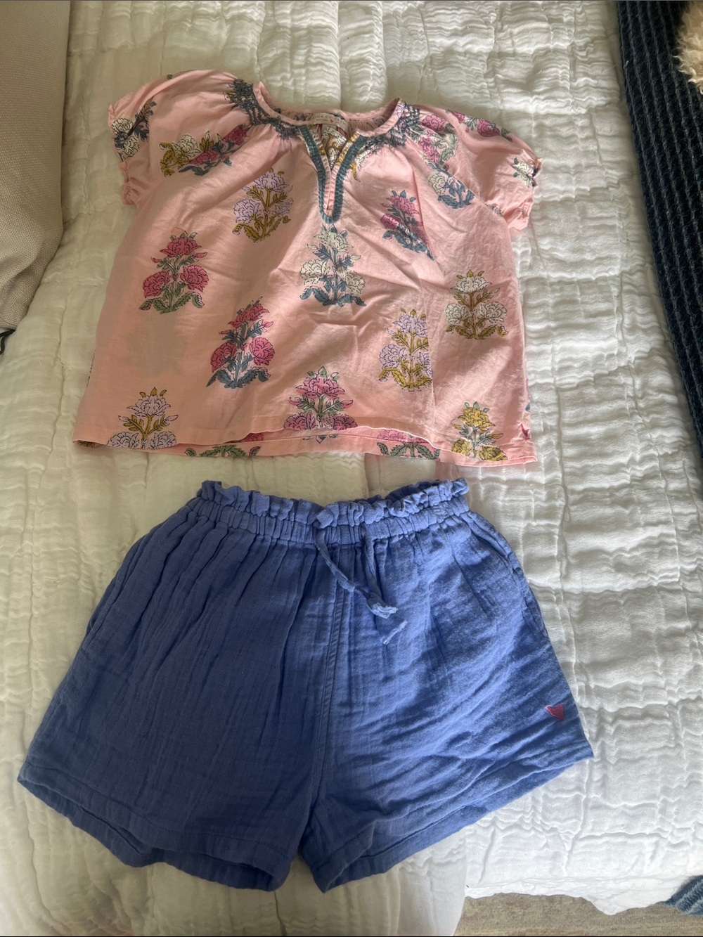 Pink Chicken top and short, 6